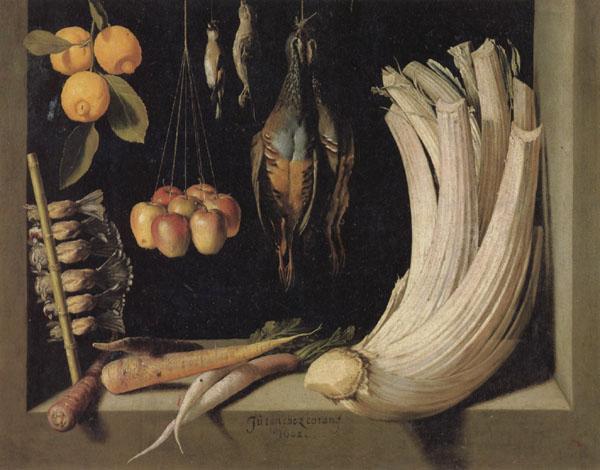 Juan Sanchez-Cotan Still Life with Game,Vegetables,and Fruit Germany oil painting art
